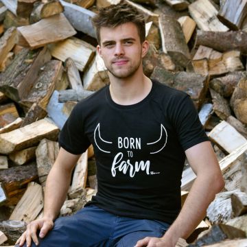 T-Shirt Born to Farm