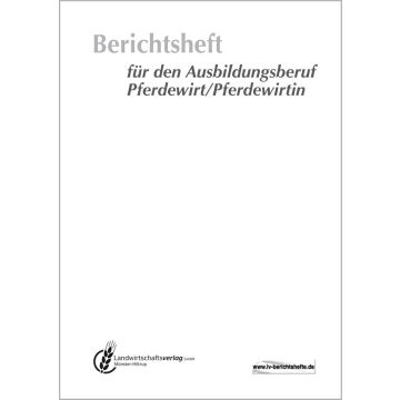 Berichtsheft Pferdewirt inkl. Ordner